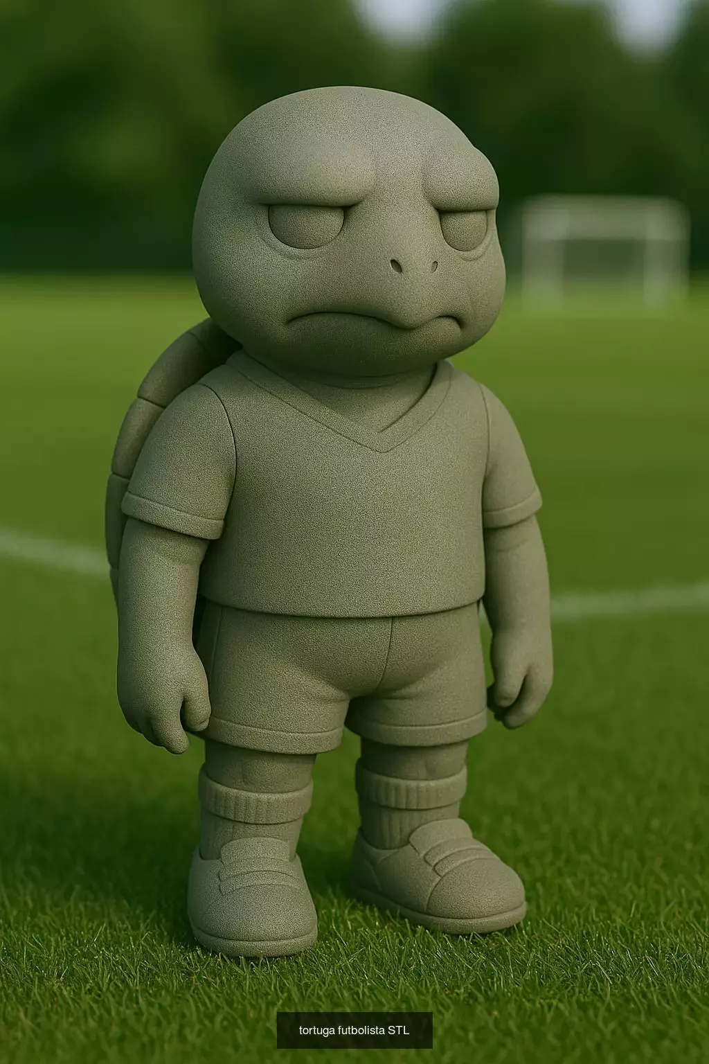 Soccer Animals STL Collectible Figures for 3D Printing 3D Model Collection_12