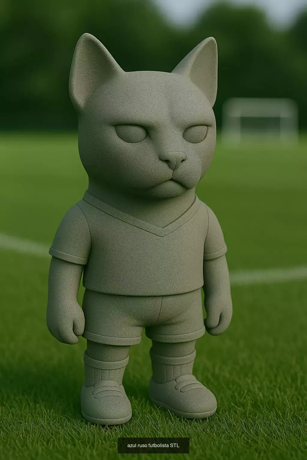 Soccer Animals STL Collectible Figures for 3D Printing 3D Model Collection_78