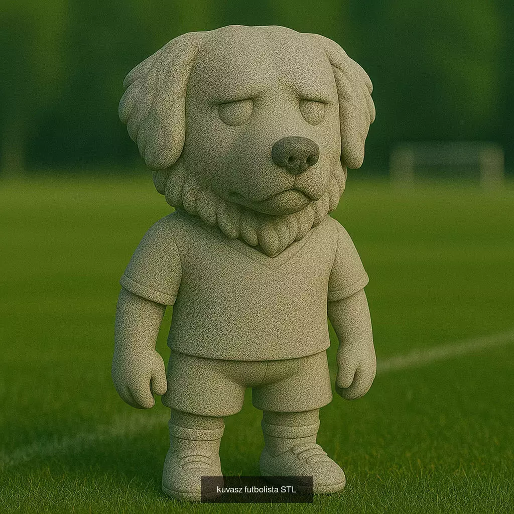 Soccer Animals STL Collectible Figures for 3D Printing 3D Model Collection_44