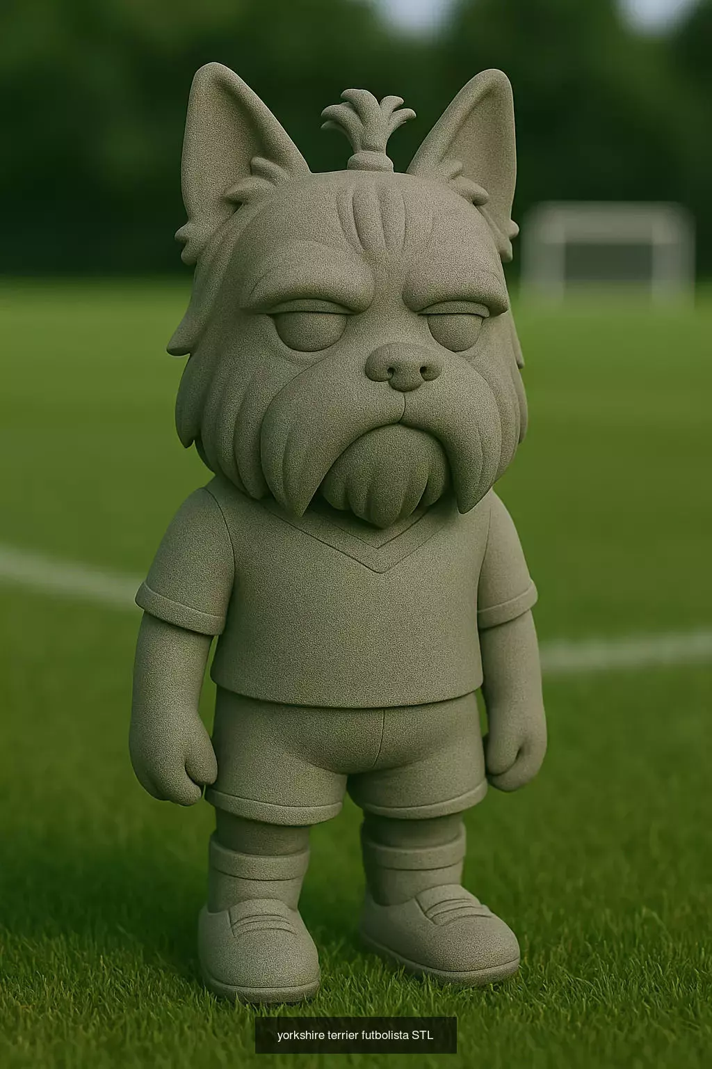 Soccer Animals STL Collectible Figures for 3D Printing 3D Model Collection_10