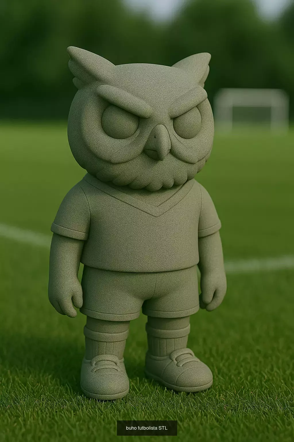 Soccer Animals STL Collectible Figures for 3D Printing 3D Model Collection_68