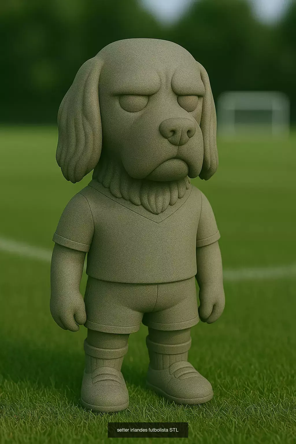 Soccer Animals STL Collectible Figures for 3D Printing 3D Model Collection_20