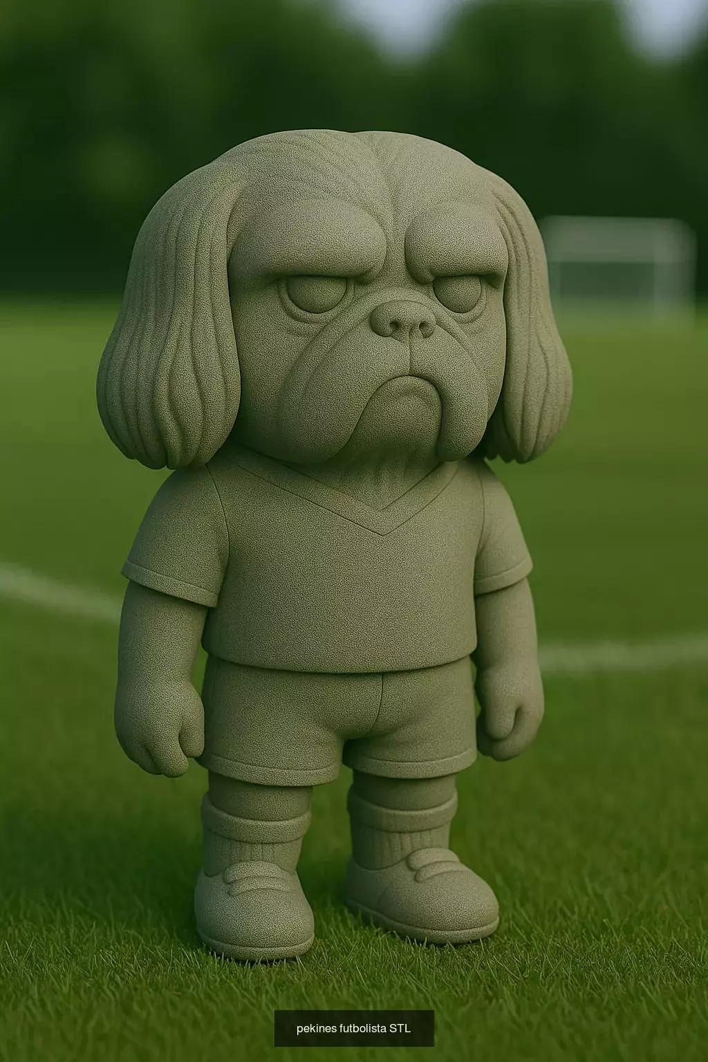 Soccer Animals STL Collectible Figures for 3D Printing 3D Model Collection_32