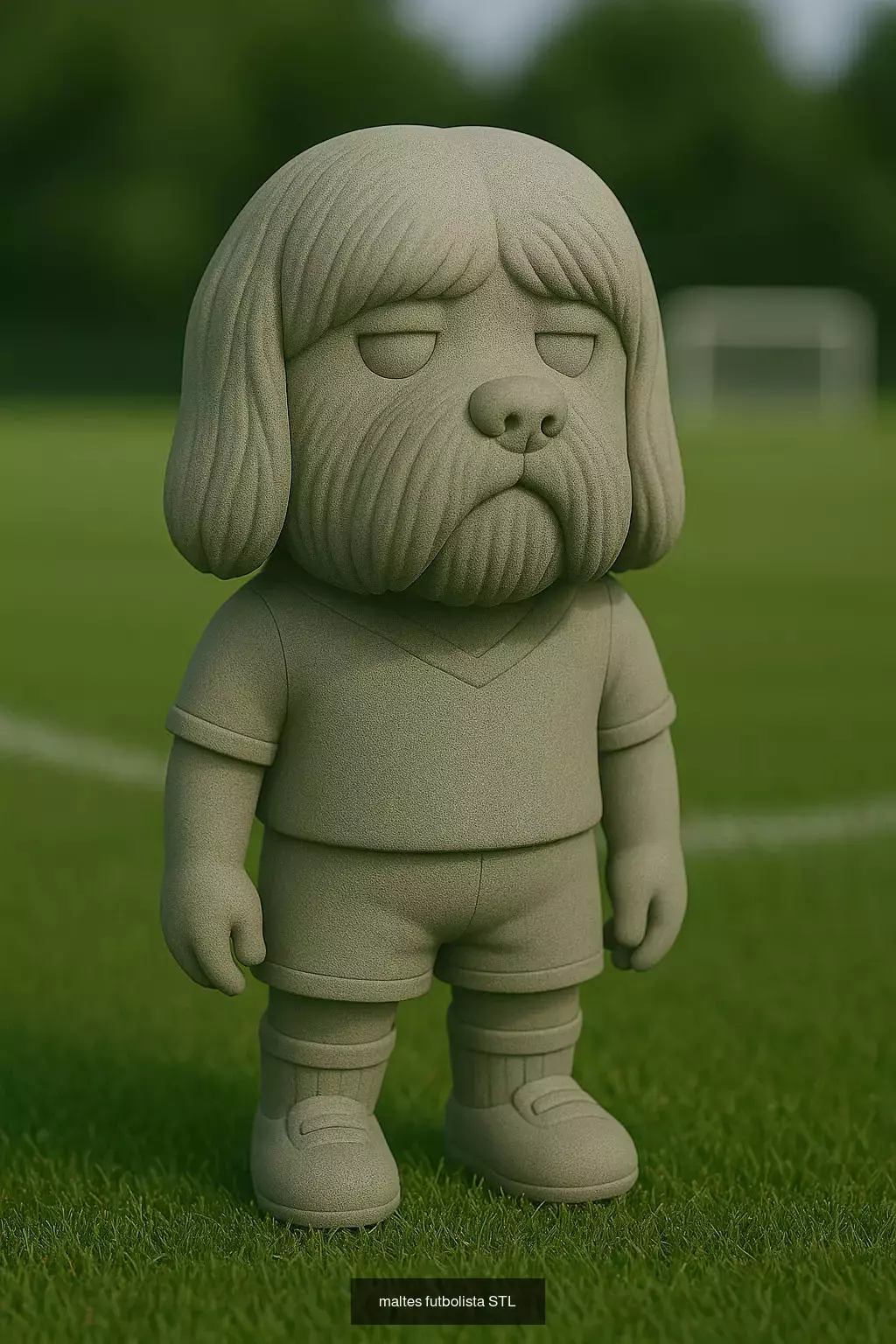 Soccer Animals STL Collectible Figures for 3D Printing 3D Model Collection_38