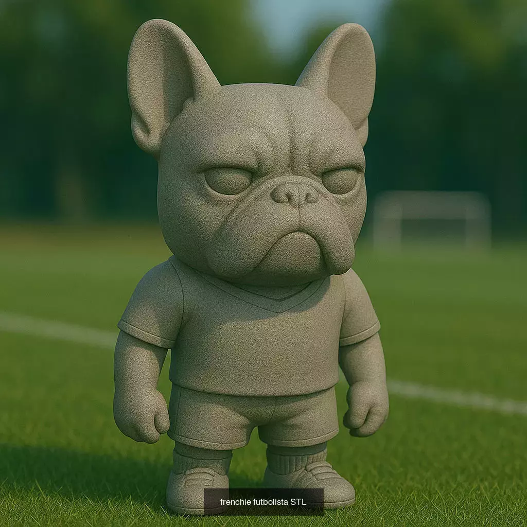 Soccer Animals STL Collectible Figures for 3D Printing 3D Model Collection_52