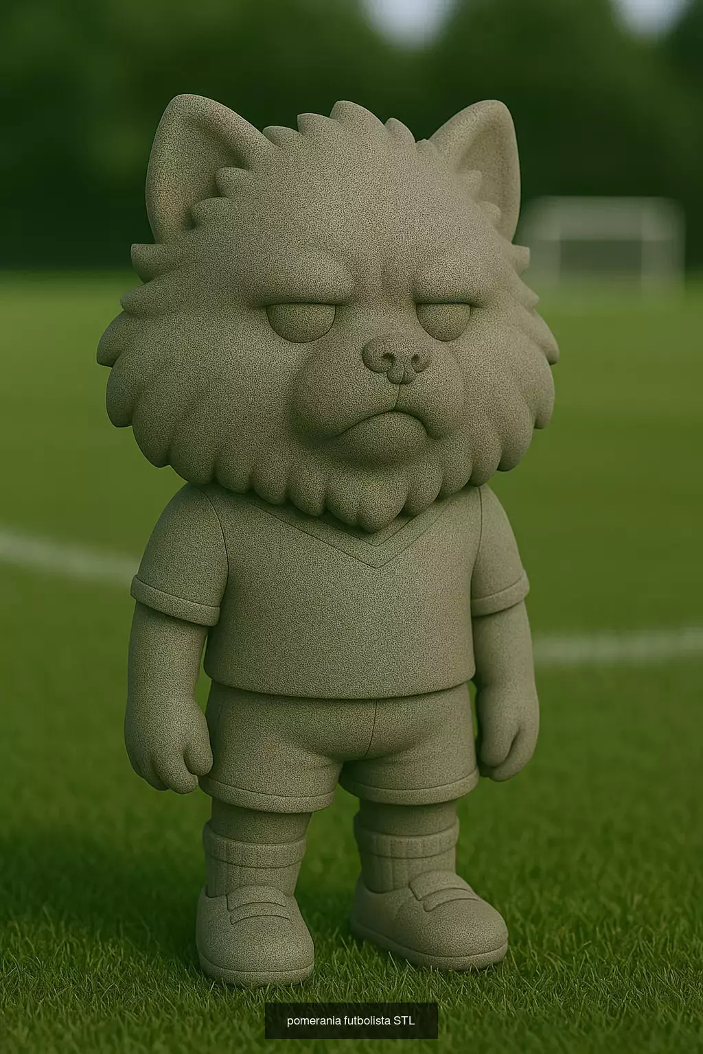 Soccer Animals STL Collectible Figures for 3D Printing 3D Model Collection_28