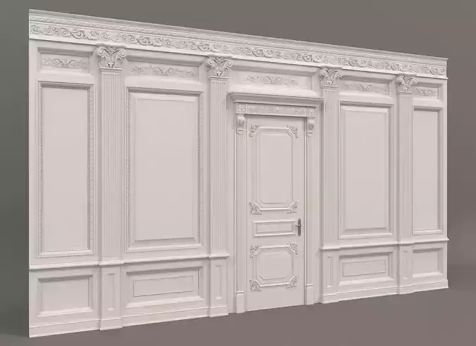 Wall Molding in Classic French style 3