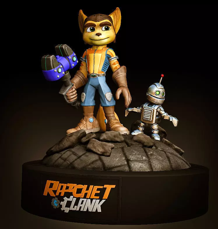 Ratchet and Clank 3D print model