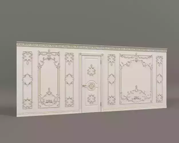 Wall Molding in Classic French style 7