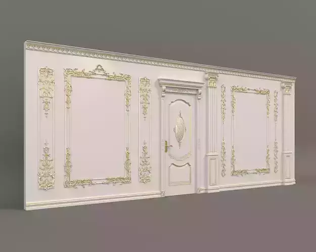 Wall Molding in Classic French style 9