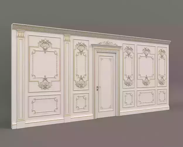 Wall Molding in Classic French style 10
