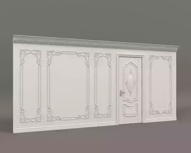 Wall Molding in Classic French style 13