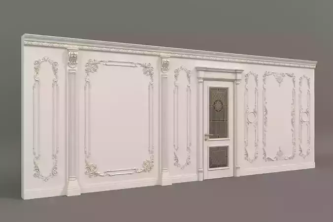 Wall Molding in Classic French style 14