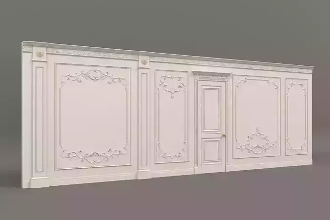 Wall Molding in Classic French style 15