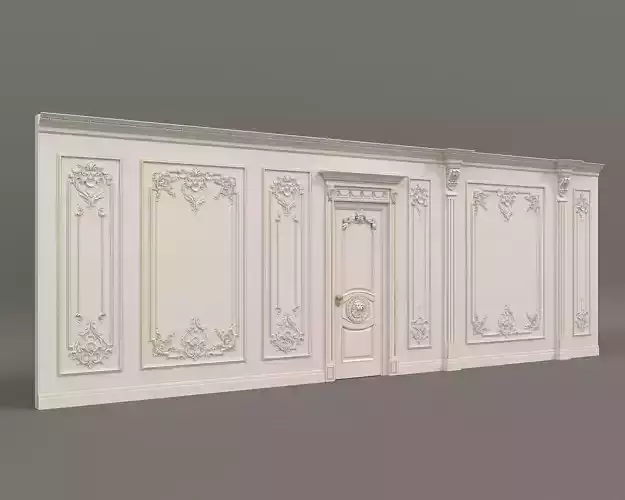 Wall Molding in Classic French style 16