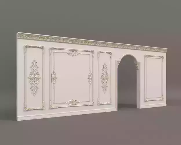 Wall Molding in Classic French style 17