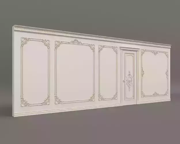 Wall Molding in Classic French style 18