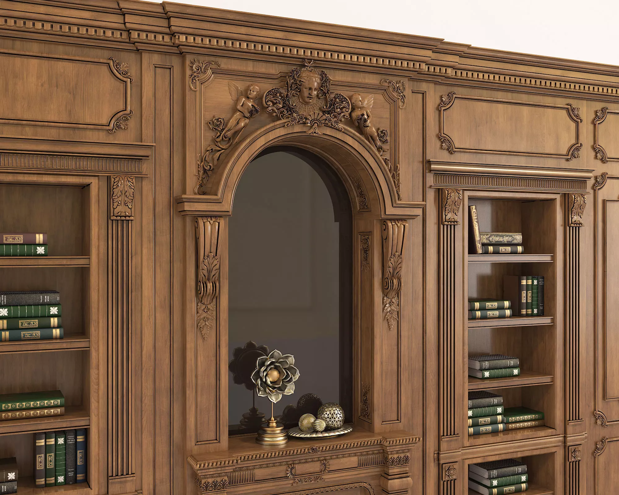 Wall Molding in Classic French style 20 3D model_3