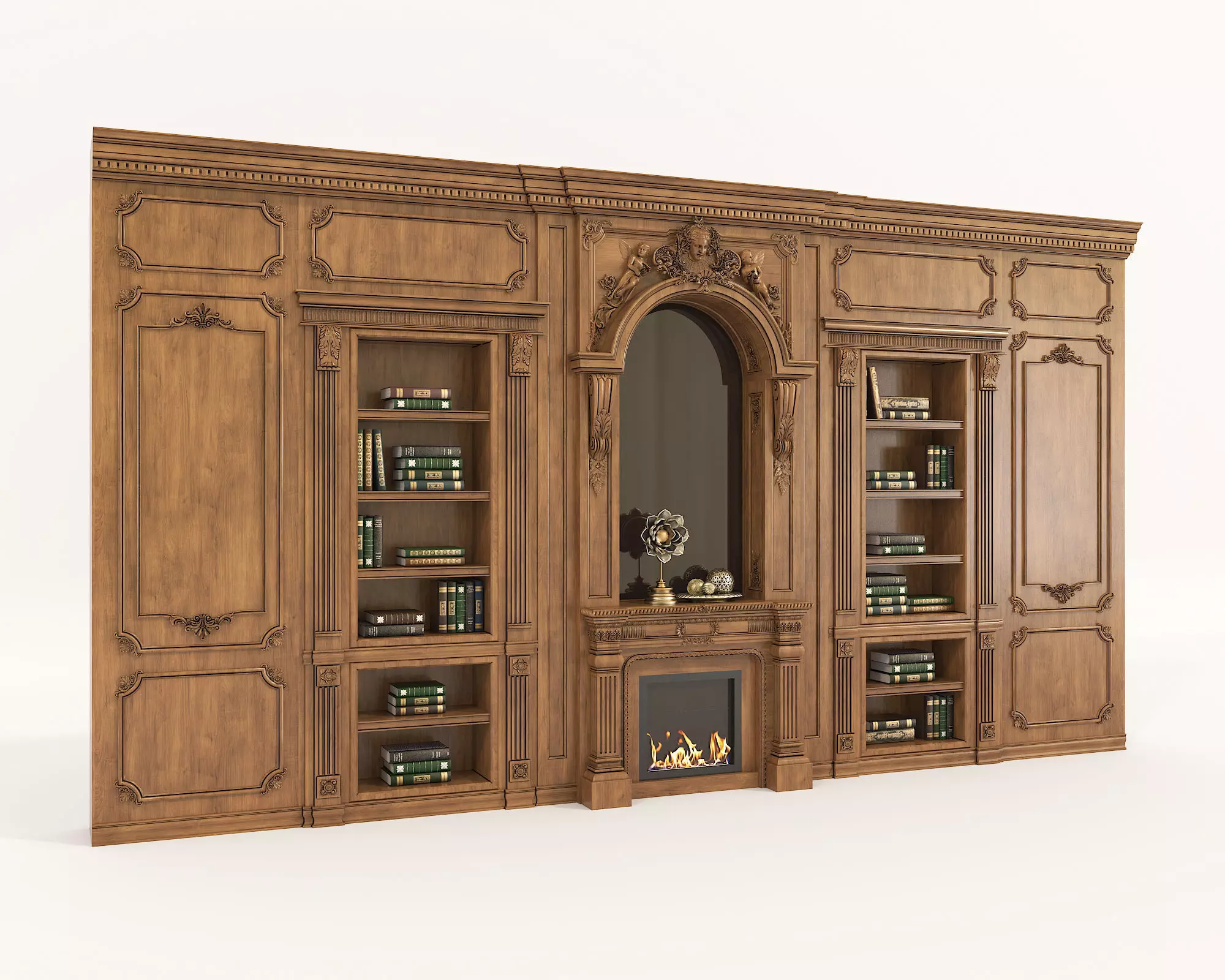 Wall Molding in Classic French style 20 3D model_0