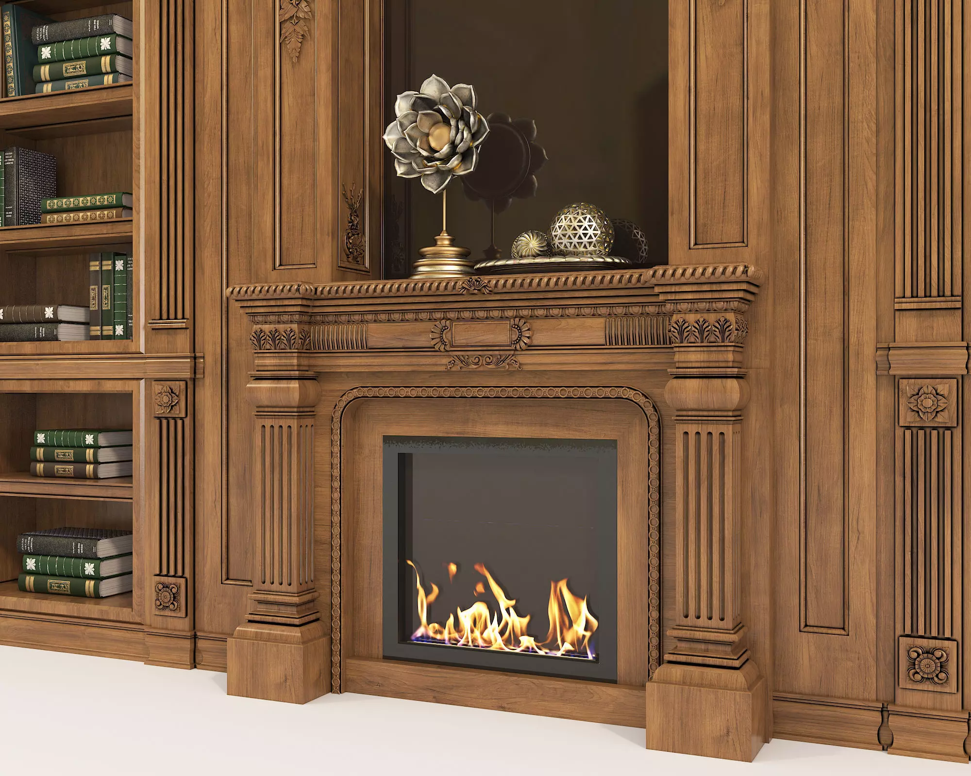 Wall Molding in Classic French style 20 3D model_7