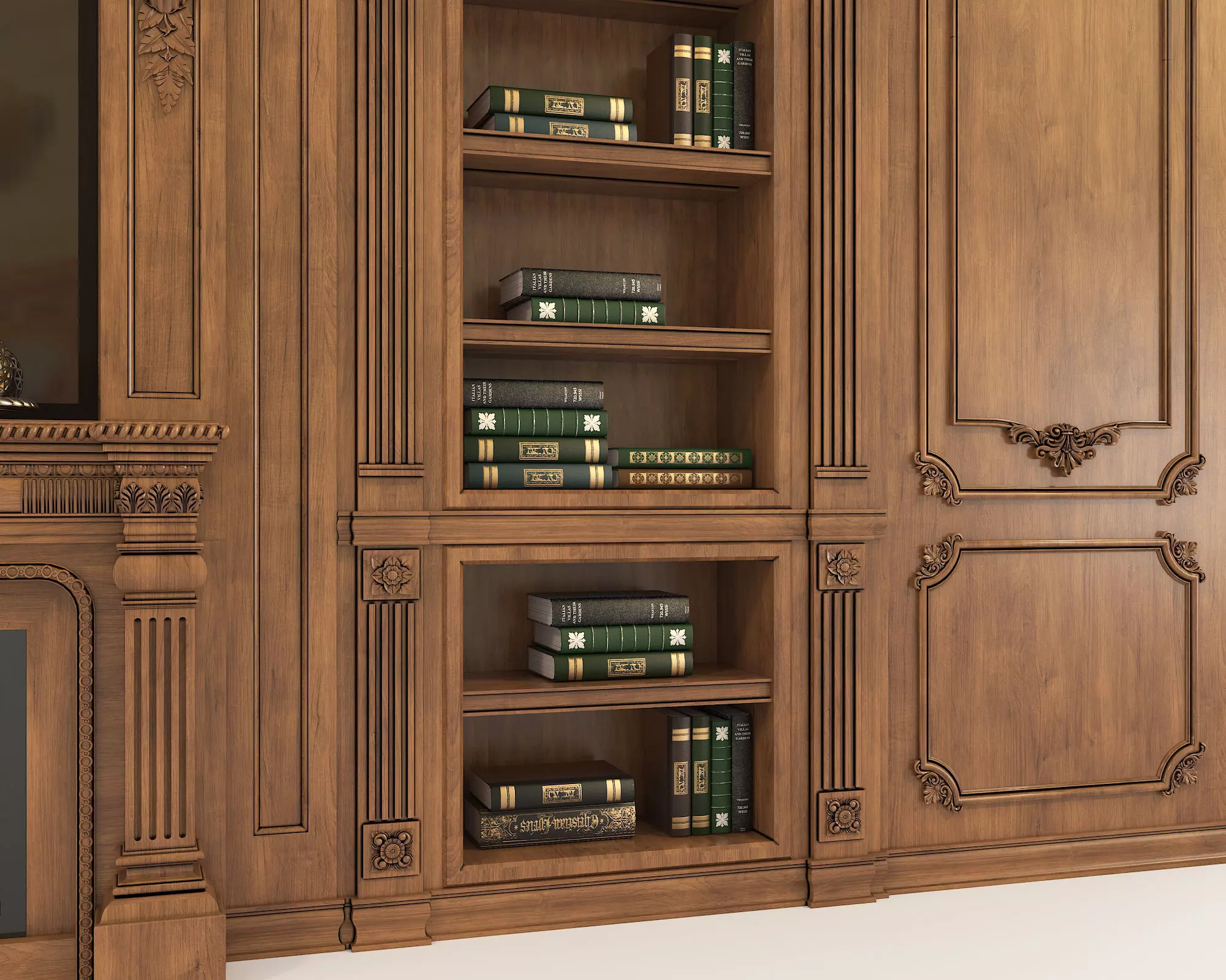 Wall Molding in Classic French style 20 3D model_5