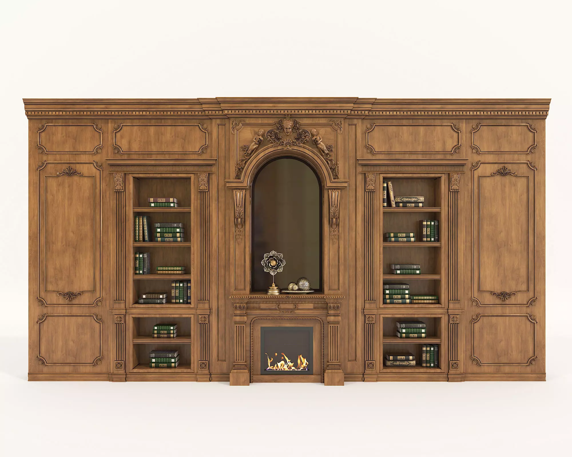 Wall Molding in Classic French style 20 3D model_1