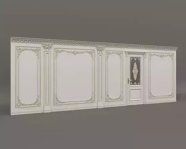 Wall Molding in Classic French style 23