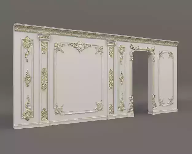 Wall Molding in Classic French style 24