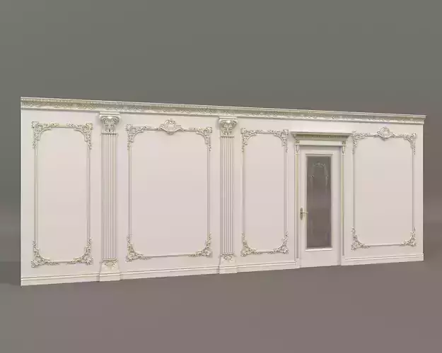 Wall Molding in Classic French style 27