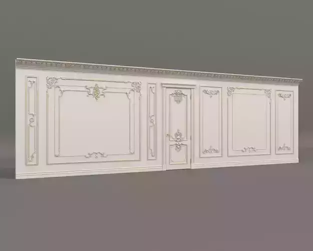 Wall Molding in Classic French style 28