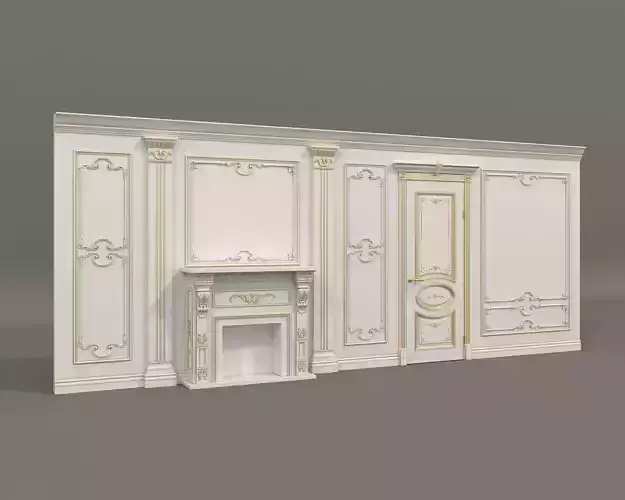 Wall Molding in Classic French style 29