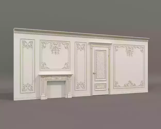 Wall Molding in Classic French style 30