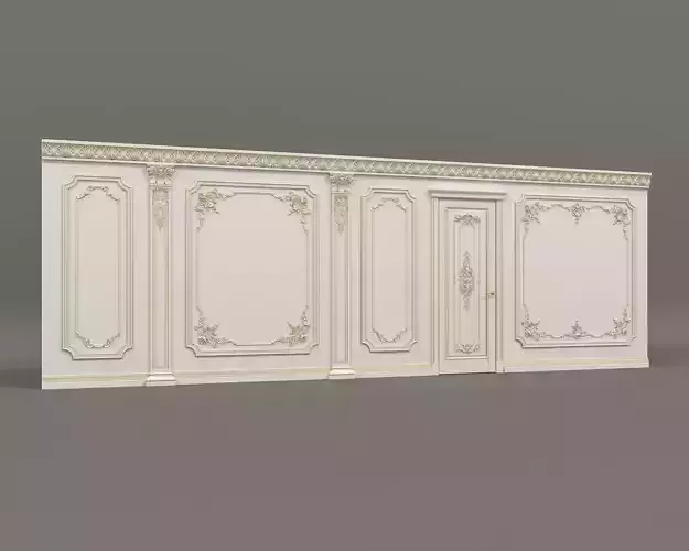 Wall Molding in Classic French style 32