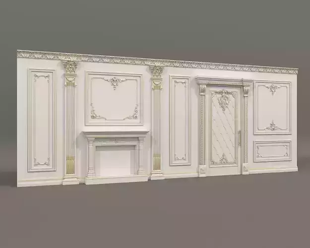 Wall Molding in Classic French style 33