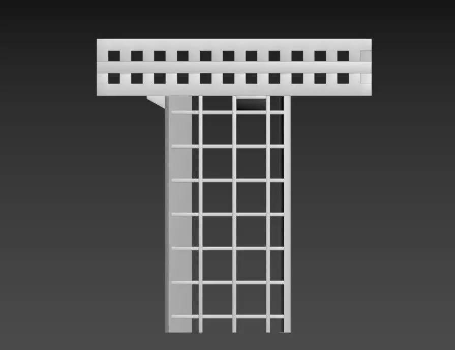 Frattini Gianfranco Writing Desk 3D model_8