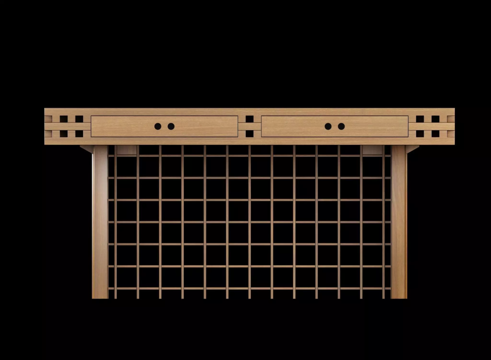 Frattini Gianfranco Writing Desk 3D model_3