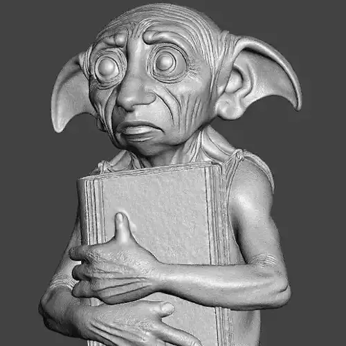 Dobby the House Elf with Book one meter and twenty