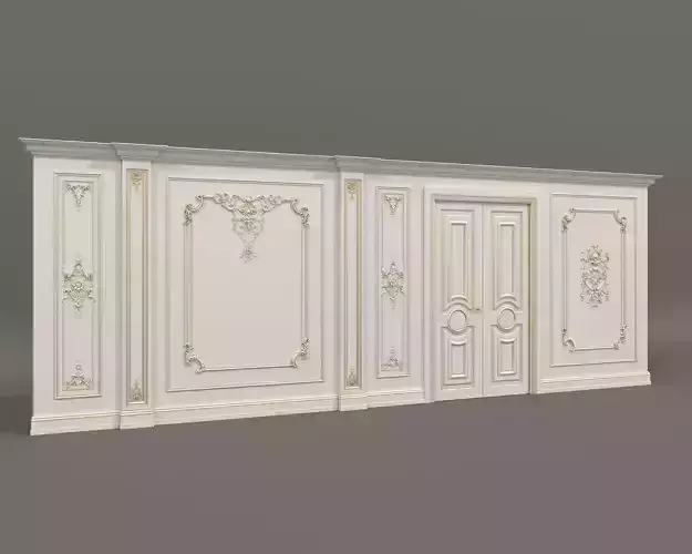 Wall Molding in Classic French style 34