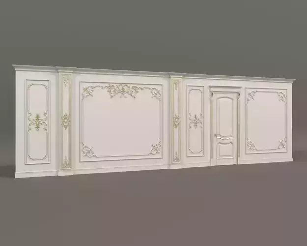 Wall Molding in Classic French style 36