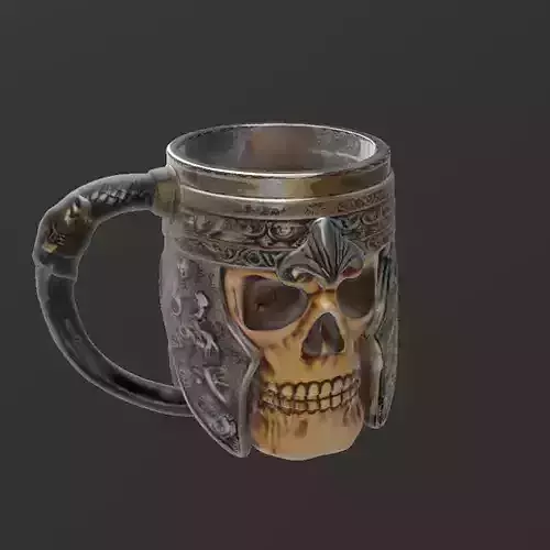 Viking Skull Knight Mug Honor the Ancient Warriors