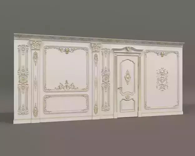 Wall Molding in Classic French style 37