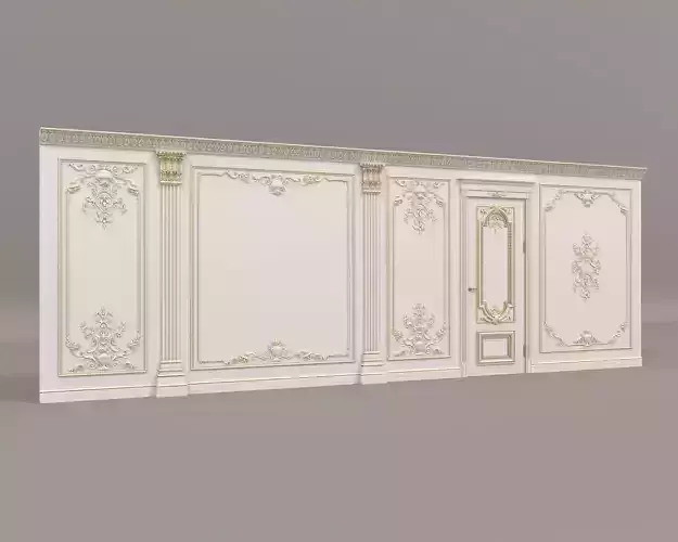 Wall Molding in Classic French style 38