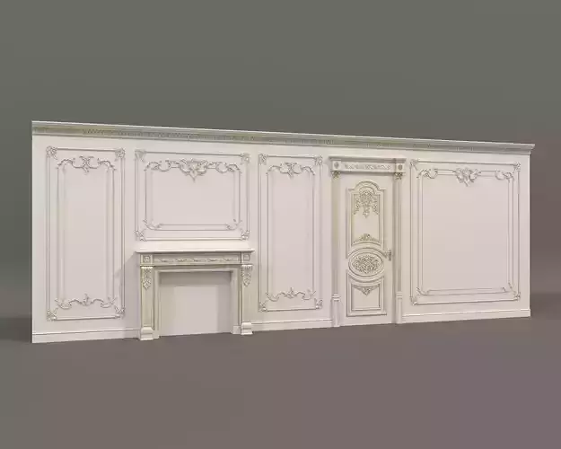 Wall Molding in Classic French style 39