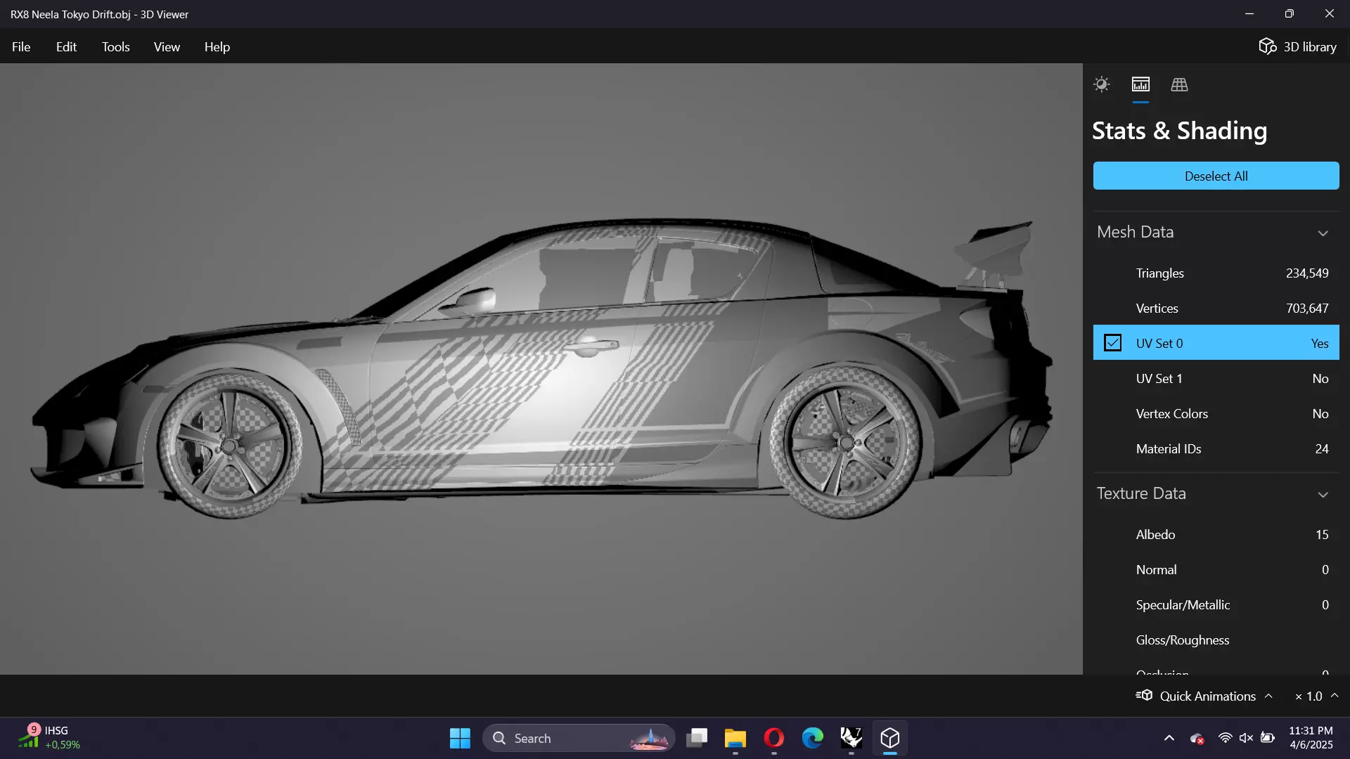 VeilSide Neela Mazda RX-8 Low-poly 3D model_26