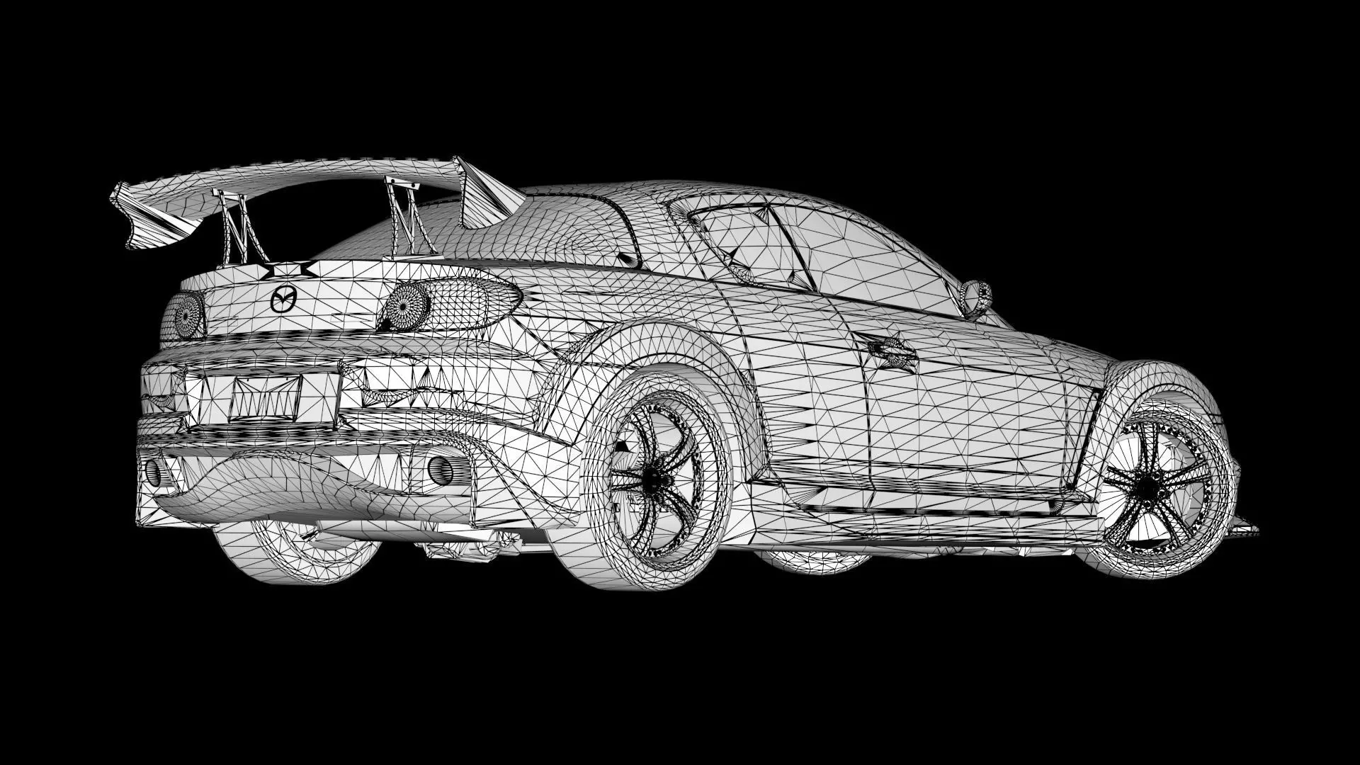 VeilSide Neela Mazda RX-8 Low-poly 3D model_16
