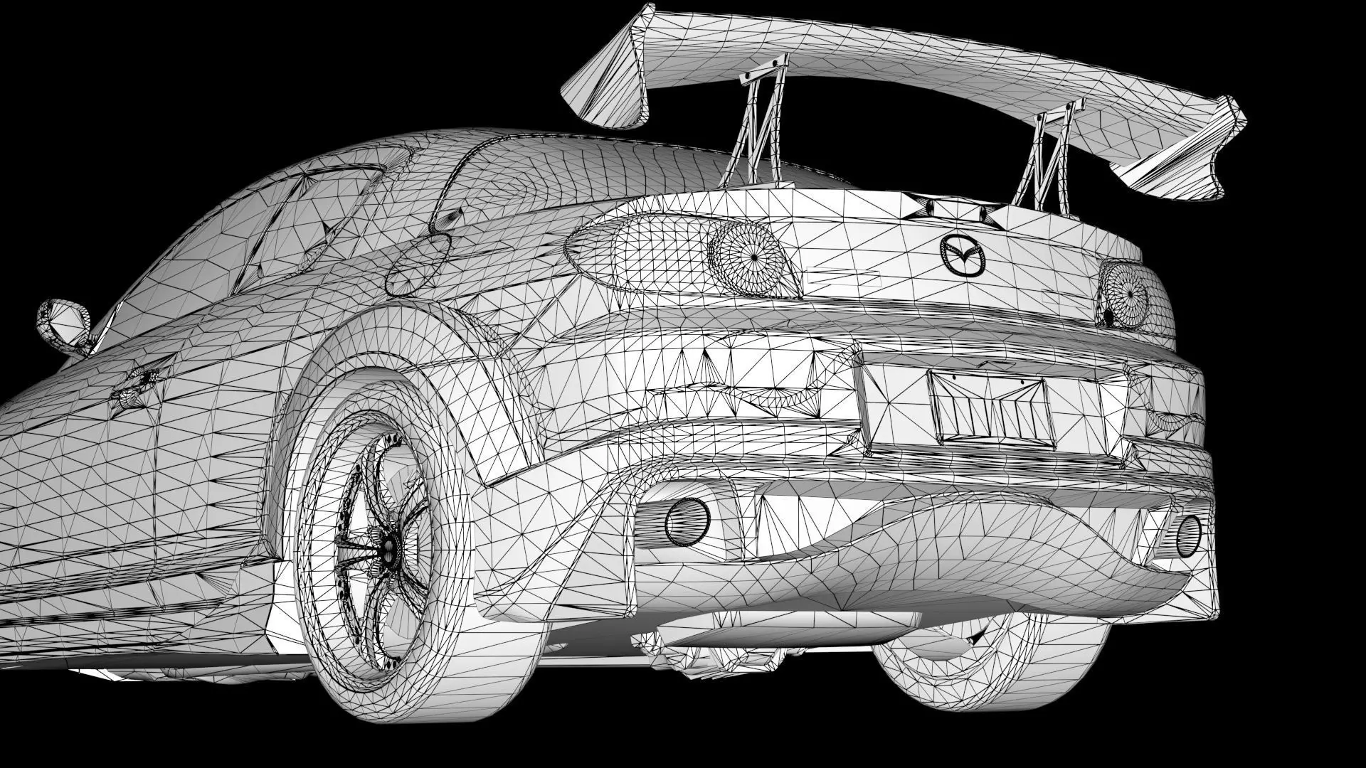 VeilSide Neela Mazda RX-8 Low-poly 3D model_14