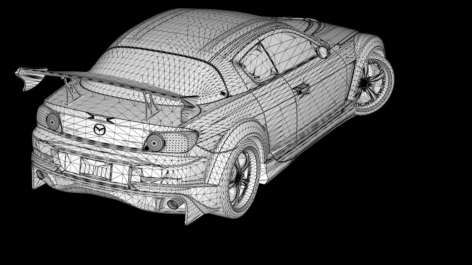 VeilSide Neela Mazda RX-8 Low-poly 3D model_13