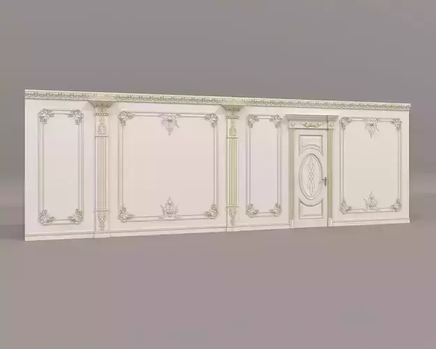 Wall Molding in Classic French style 40