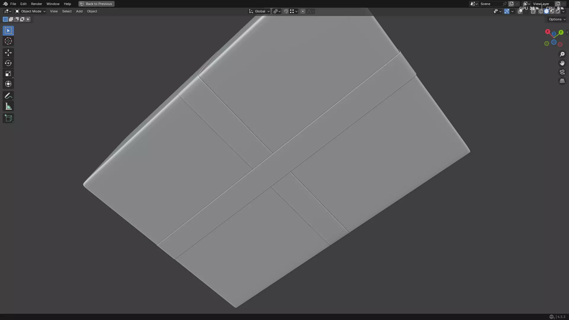 Wrapped Gift Box PBR 10 3D model_13