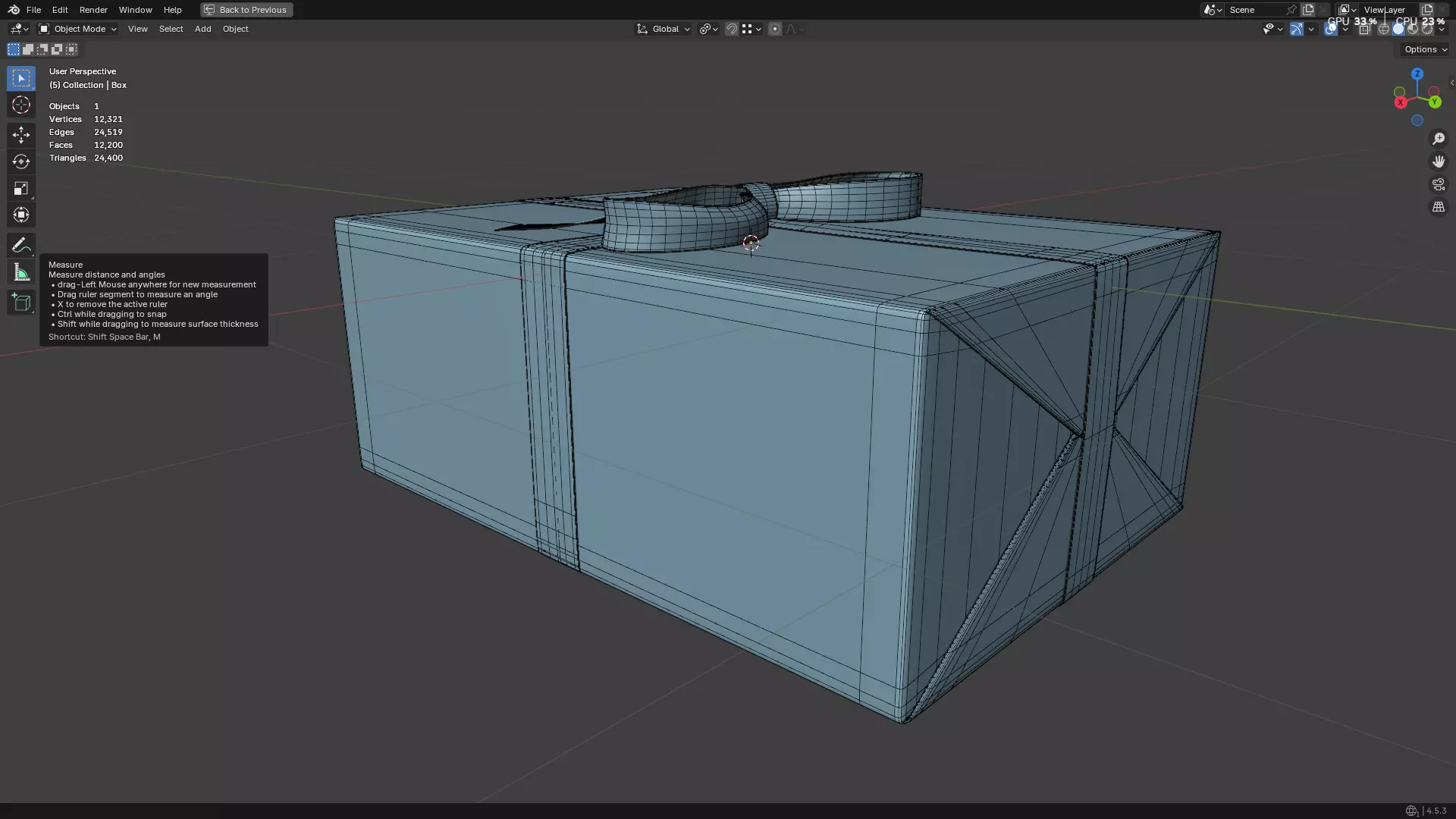 Wrapped Gift Box PBR 10 3D model_29